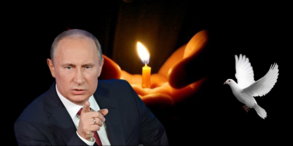 Докато Америка продава смърт и войни то Путин продава Мир и спокойствие !