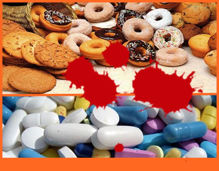 Приликата между вредните храни и наркотиците