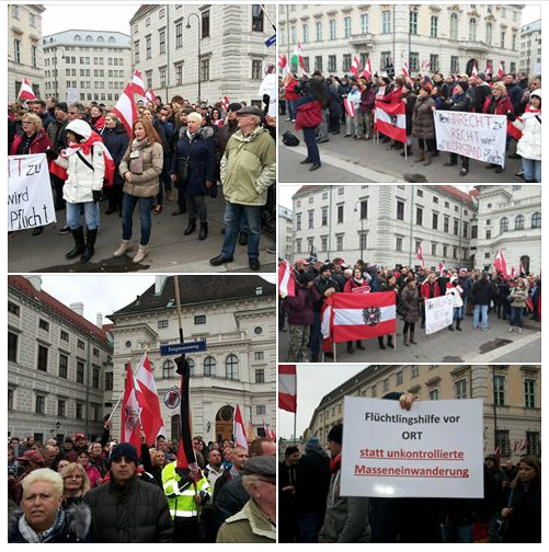 Протест и във Виена +ВИДЕО